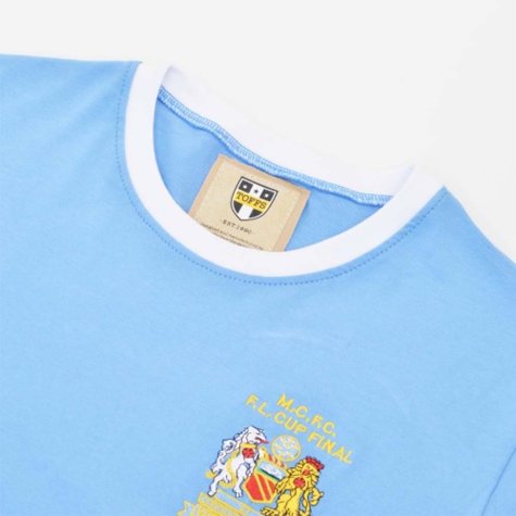 Manchester City 12th Man Retro T-Shirt- Ringer