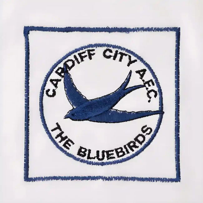 Cardiff City 1960s Away Retro Football Shirt