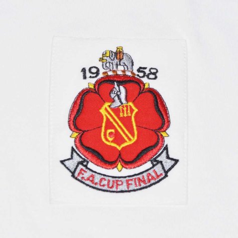 Bolton 1958 FA Cup Final Retro Football Shirt