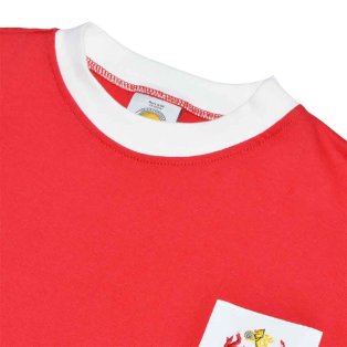 Crewe Alexandra 1960s Retro Football T Shirt Embroidered Crest S-XXL 
