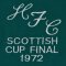 Hibernian 1972 Scottish Cup Final Retro Football Shirt