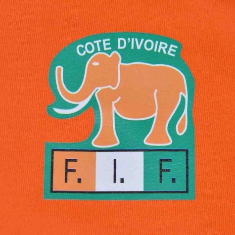 Ivory Coast 1980s Retro Football Shirt