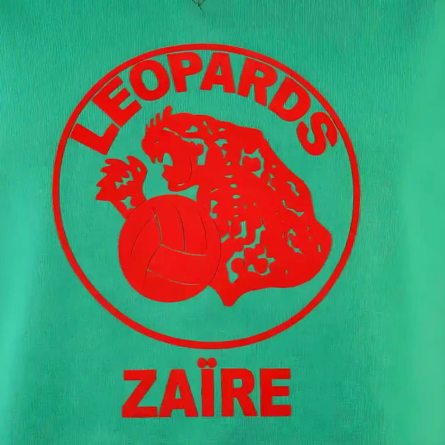 Zaire V-Neck 1974 World Cup Retro Football Shirt