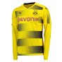 2017-18 Borussia Dortmund Long Sleeve Home Shirt (Bartra 5)