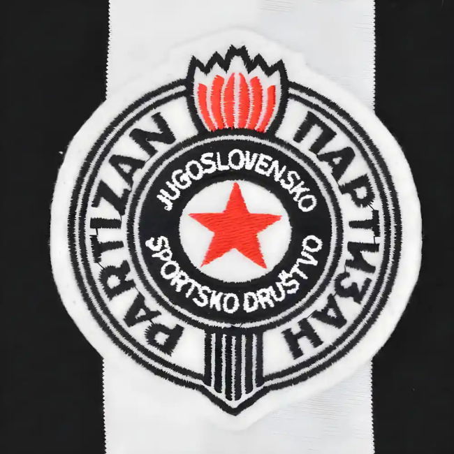 Partisan Belgrade 1960s Retro Football Shirt