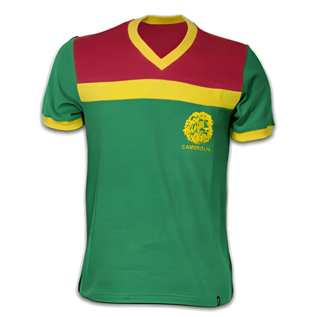 Cameroon 1989 Short Sleeve Retro Shirt 100% cotton