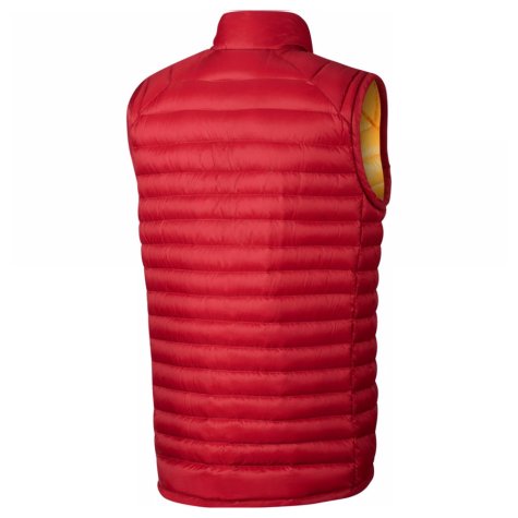 2017-2018 AS Roma Nike Authentic Down Vest (Team Red)