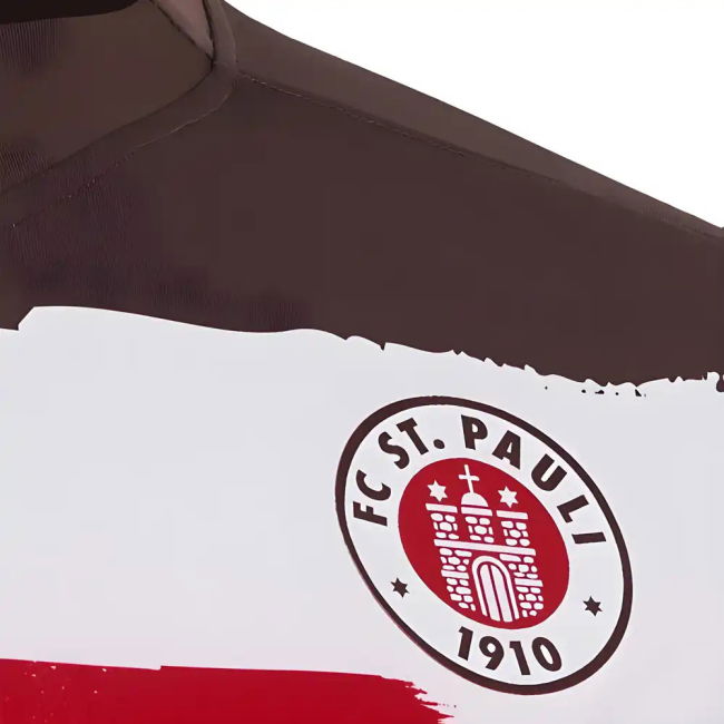 2017-2018 St Pauli Home Football Shirt