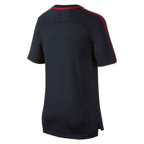 2017-2018 AS Roma Nike Training Shirt (Dark Blue) - Kids