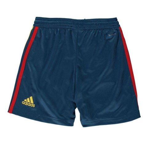 2018-2019 Spain Home Adidas Football Shorts (Kids)
