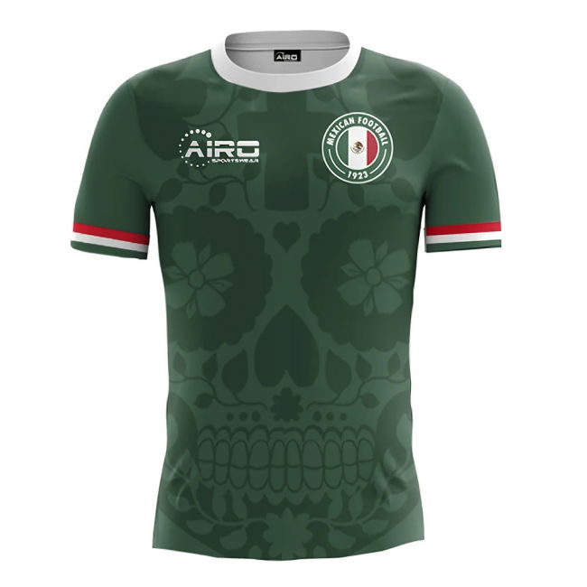 2025-2026 Mexico Home Concept Football Shirt (Your Name) -Kids