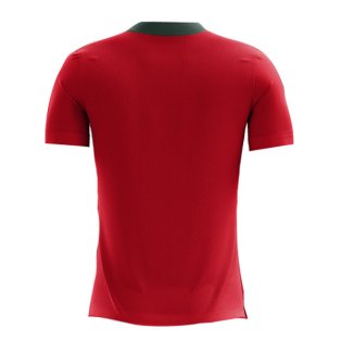 Kids Airosportswear 2022-2023 Portugal Flag Home Concept Football Soccer T-Shirt Cristiano Ronaldo 7 
