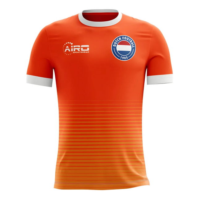 2025-2026 Holland Airo Concept Home Shirt (V. Persie 9) - Kids