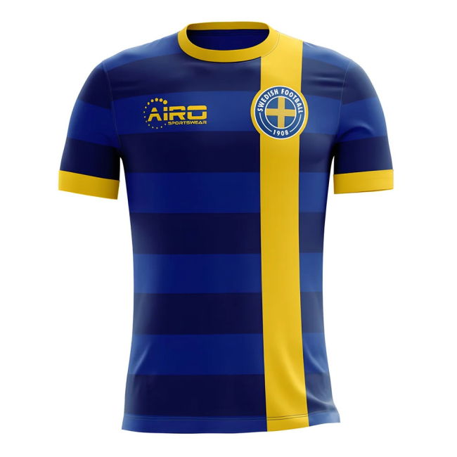 2025-2026 Sweden Airo Concept Away Shirt (Ibrahimovic 10) - Kids