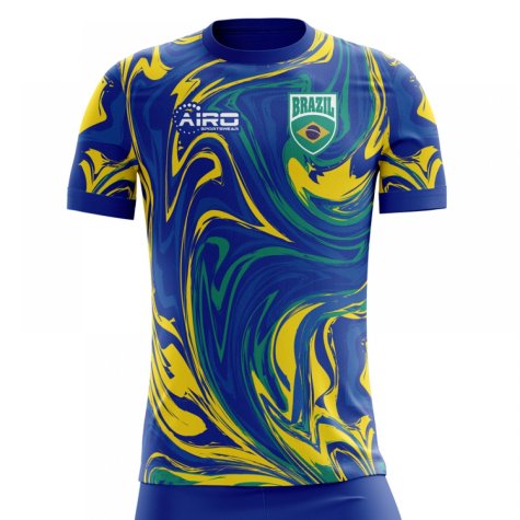 2023-2024 Brazil Away Concept Shirt (Your Name) -Kids