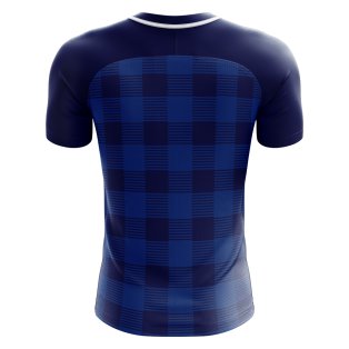 Kids 2018-2019 Scotland Tartan Concept Football Shirt