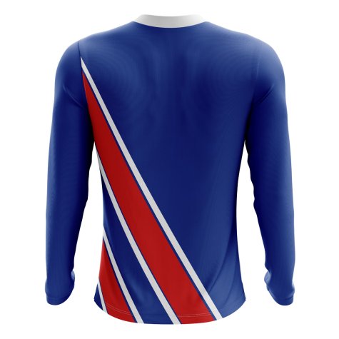 2023-2024 Iceland Long Sleeve Home Concept Football Shirt (Kids)