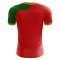 2023-2024 Portugal Flag Home Concept Football Shirt - Kids (Long Sleeve)