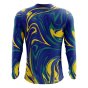 2023-2024 Brazil Long Sleeve Away Concept Football Shirt