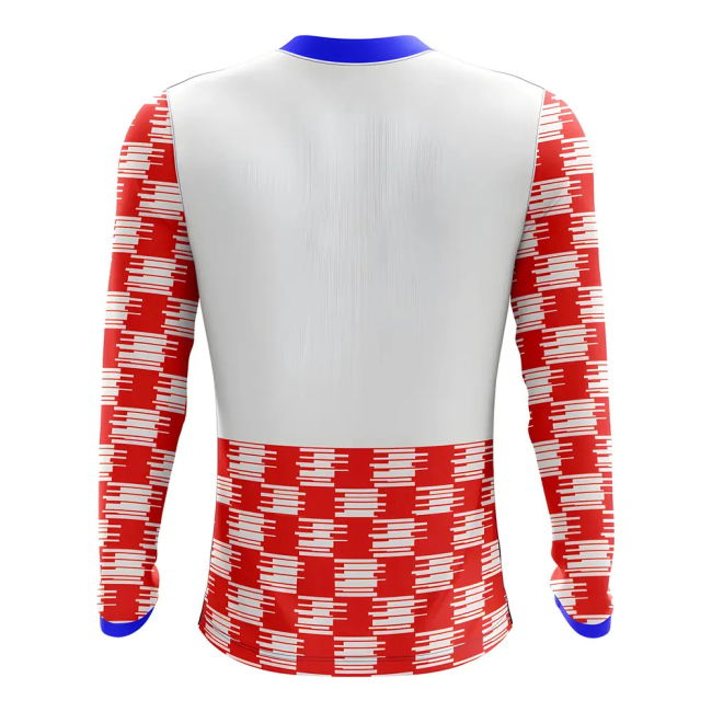 2025-2026 Croatia Long Sleeve Home Concept Football Shirt (Kids)