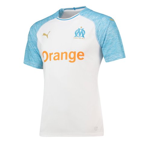 2018-2019 Olympique Marseille Puma Home Football Shirt
