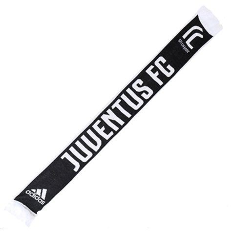 2018-2019 Juventus Adidas 3S Scarf (Black-White)