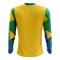 2023-2024 Brazil Long Sleeve Home Concept Football Shirt (Kids)