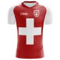 2023-2024 Switzerland Flag Concept Football Shirt (Fernandes 16)