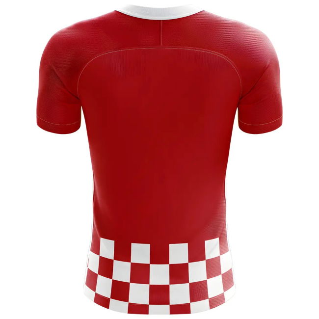 2025-2026 Croatia Flag Concept Football Shirt - Adult Long Sleeve
