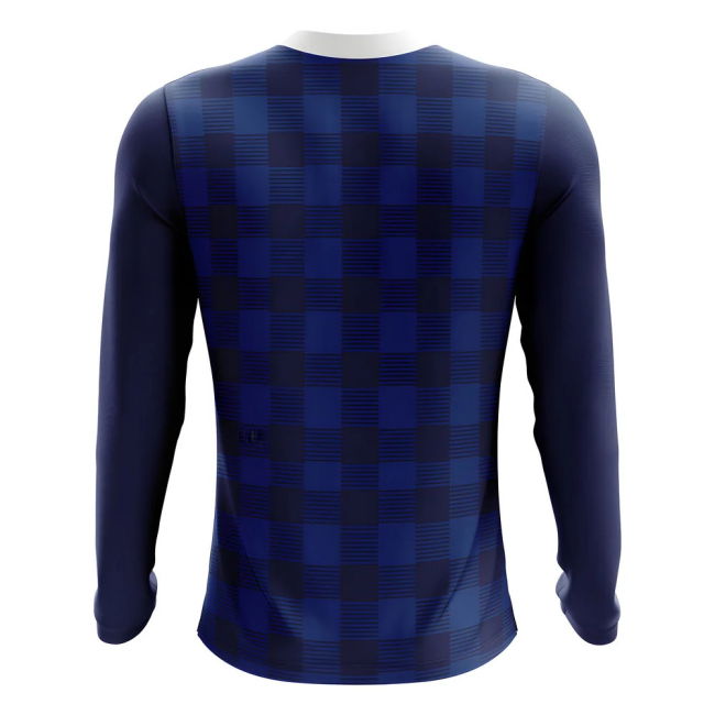 2025-2026 Scotland Long Sleeve Tartan Concept Football Shirt (Kids)