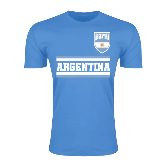 Argentina Core Football Country T-Shirt (Sky)