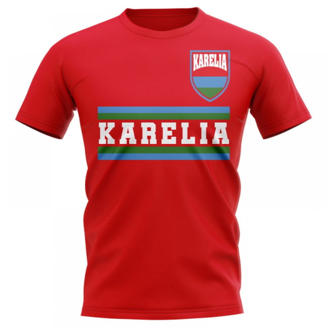 Karelia Core Football Country T-Shirt (Red)