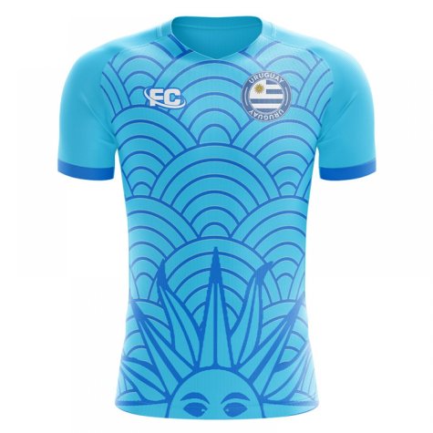 2018-2019 Uruguay Fans Culture Concept Home Shirt (D. Forlan 10) - Womens