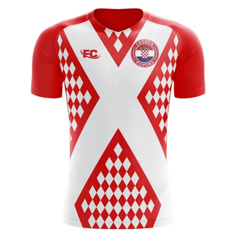 2018-2019 Croatia Fans Culture Home Concept Shirt (Vrsaljko 2)