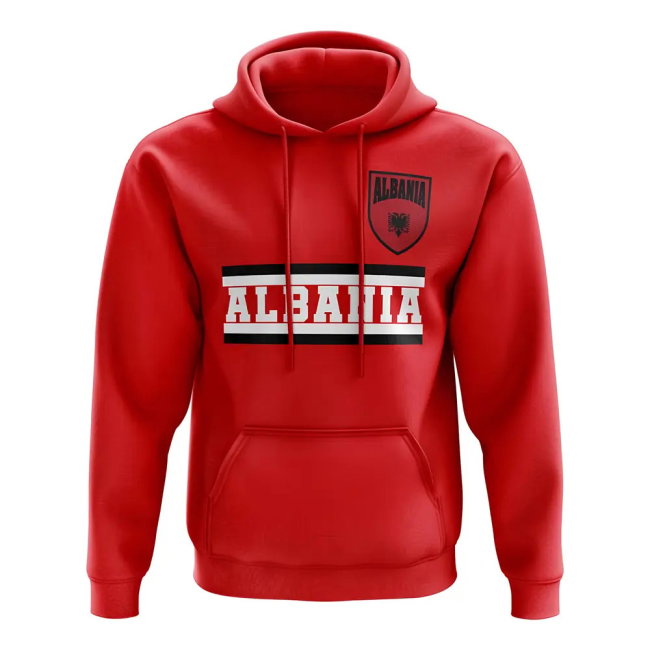 Albania Core Football Country Hoody (Red)