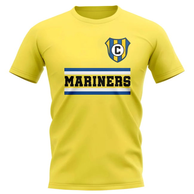 Central Coast Mariners Core Football Club T-Shirt (Yellow)