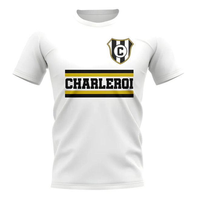 Royal Charleroi Sporting Club Core Football Club T-Shirt (White)