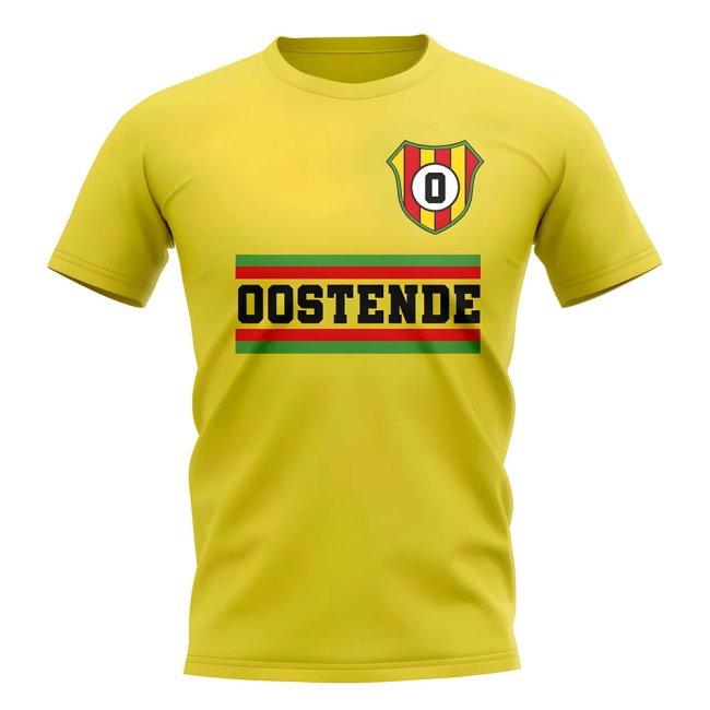 Oostende Core Football Club T-Shirt (Yellow)