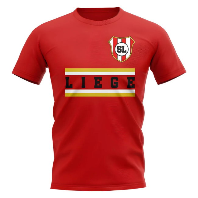 Standard Liege Core Football Club T-Shirt (Red)