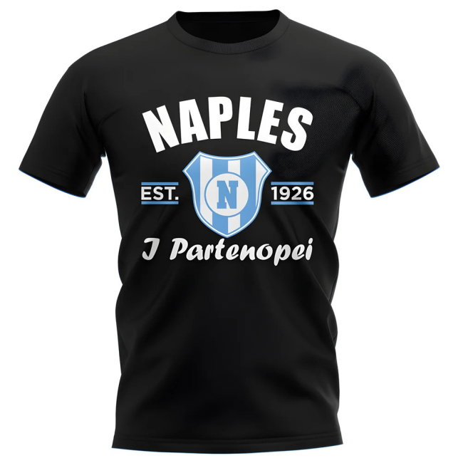 Napoli Established Football T-Shirt (Black)