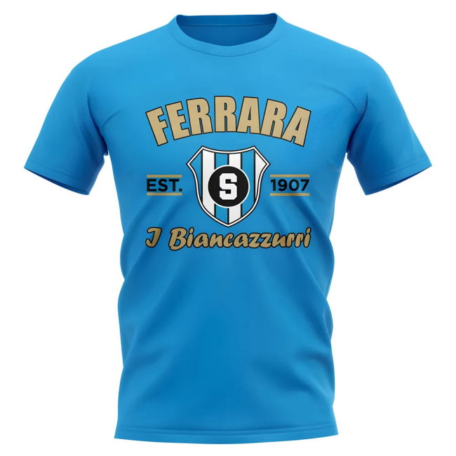 Spal Established Football T-Shirt (Sky Blue)