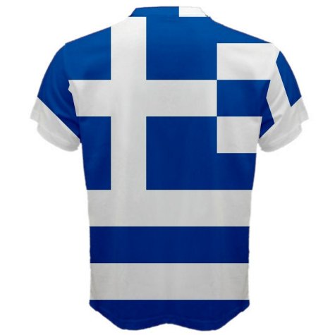 Greece Greek Flag Sublimated Sports Jersey - Kids
