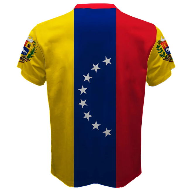Venezuela Coat of Arms Sublimated Sports Jersey - Kids