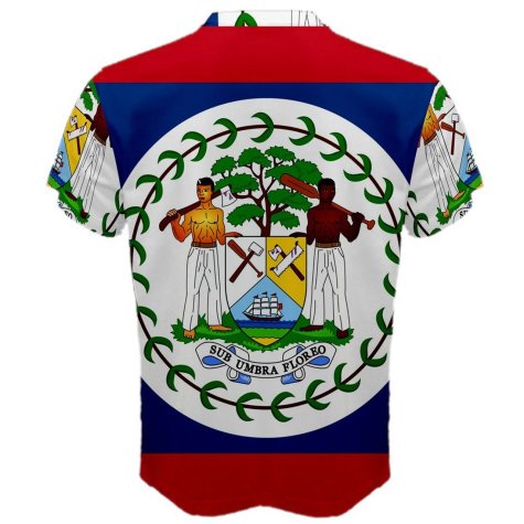 Belize Coat of Arms Sublimated Sports Jersey - Kids