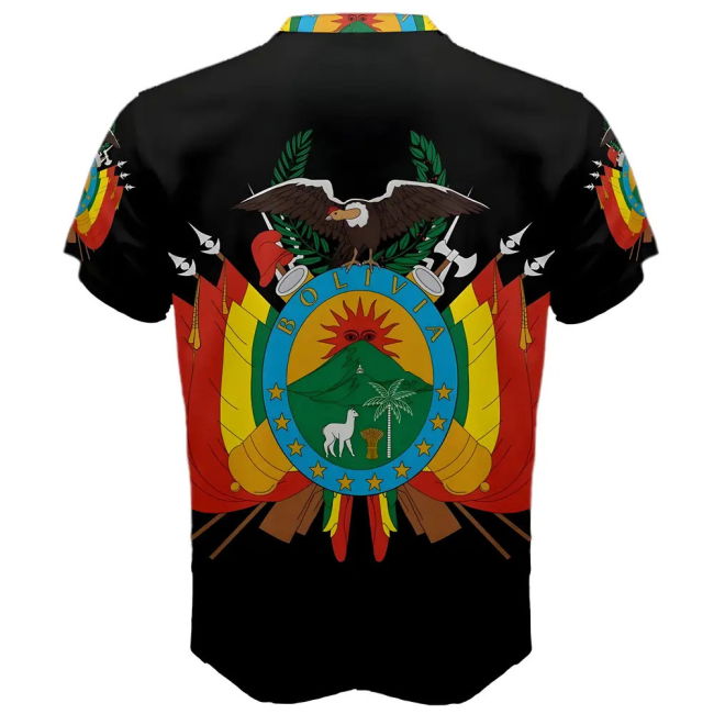 Bolivia Coat of Arms Sublimated Sports Jersey - Kids