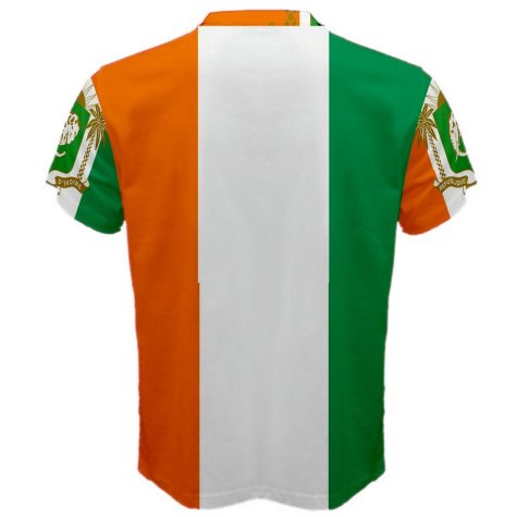 Ivory Coast Coat of Arms Sublimated Sports Jersey - Kids