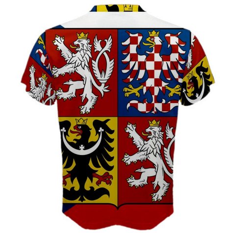Czech Republic Coat of Arms Sublimated Sports Jersey - Kids