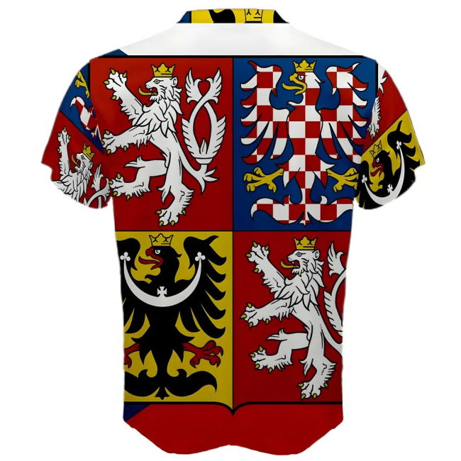 Czech Republic Coat of Arms Sublimated Sports Jersey