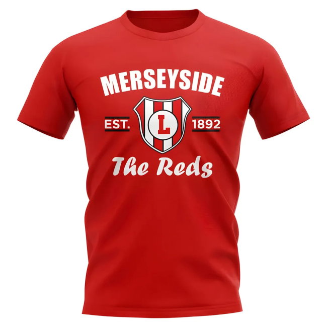 Liverpool Established Football T-Shirt (Red)