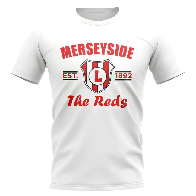 Liverpool Established Football T-Shirt (White)